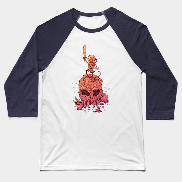 Brave Mouse Baseball T-Shirt by Jose Pablo